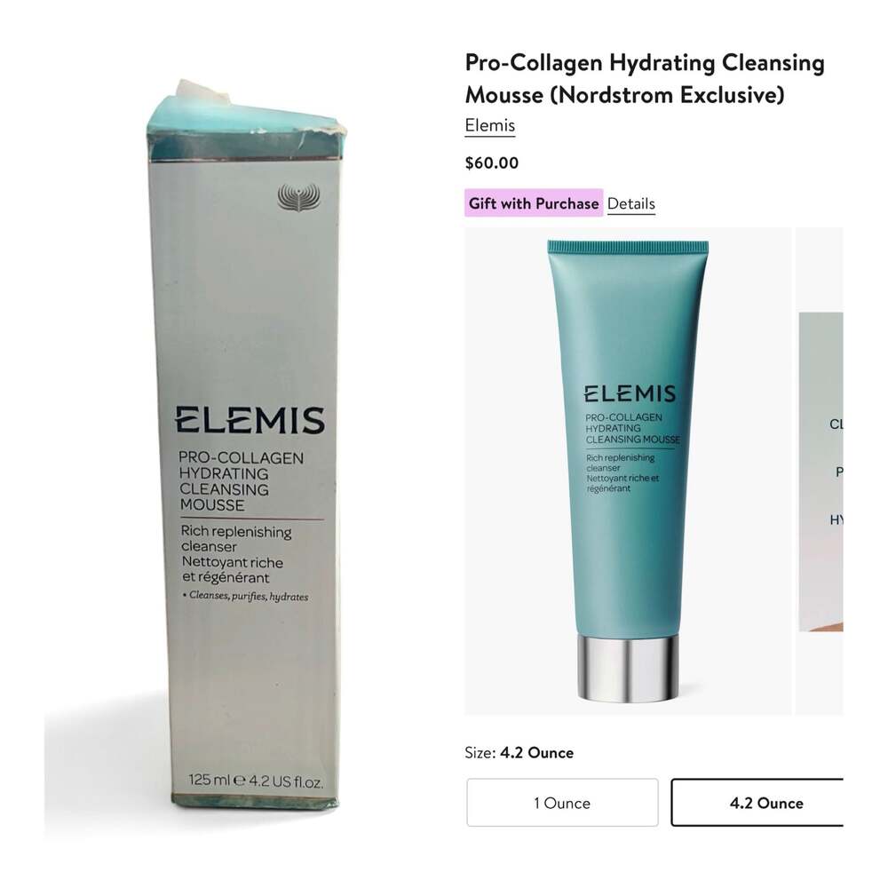Elemis Pro-Collagen Hydrating Cleansing Mousse 4.2 fl oz